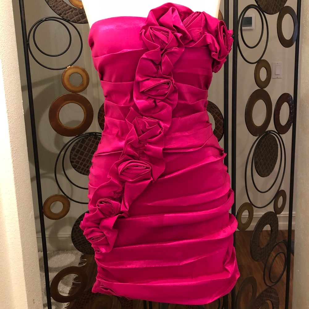 Strapless Cocktail dress.
